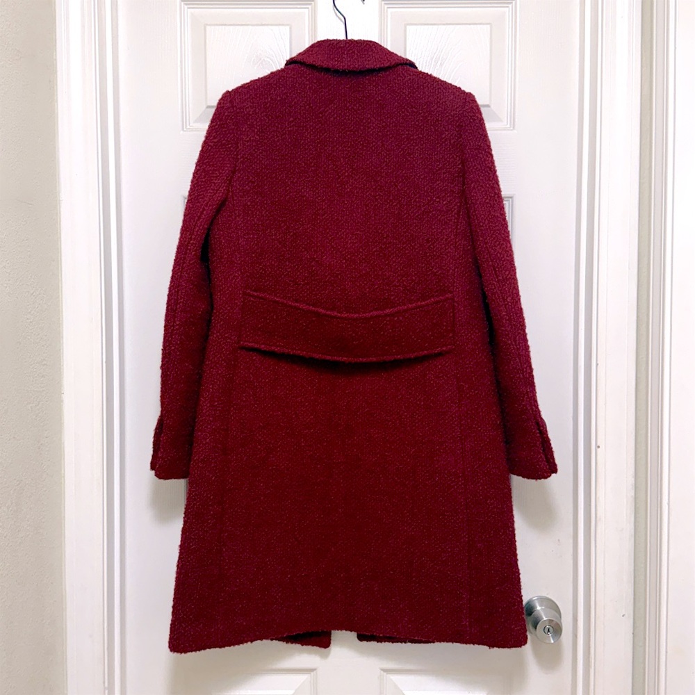 NWT Boden Aylesford Wool Coat in Vino - Picture 10 of 12
